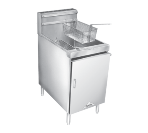 Comstock Castle 18HF Fryer Gas Floor Model Full Pot