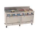 Comstock Castle 2F330-18-1.5RB Gas Range 72-Inch Restaurant