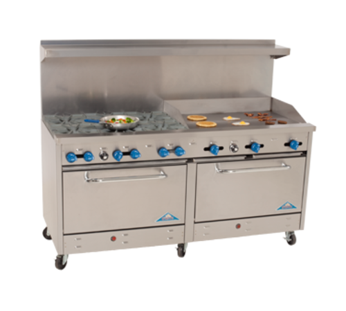 Comstock Castle 2F330-36 Gas Range 72-Inch Restaurant Size