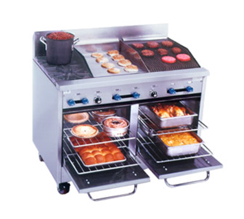Comstock Castle F3218-18-1.5RB Gas Range 48-Inch Restaurant