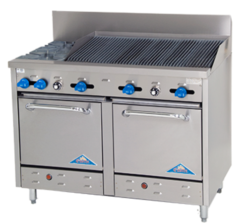 Comstock Castle F3218-3RB Range 48-Inch Restaurant Gas