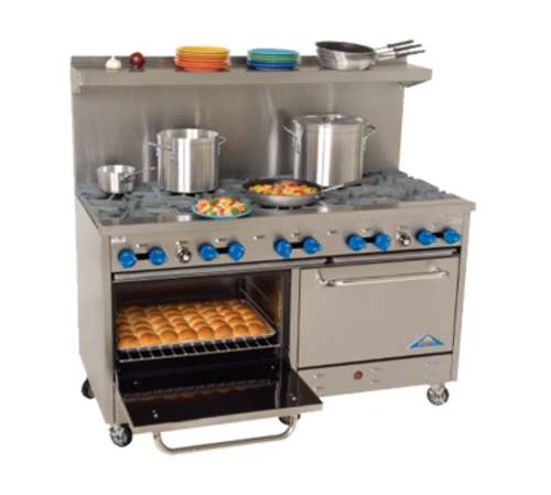 Comstock Castle F3226-36 Gas Range 60-Inch Restaurant Model