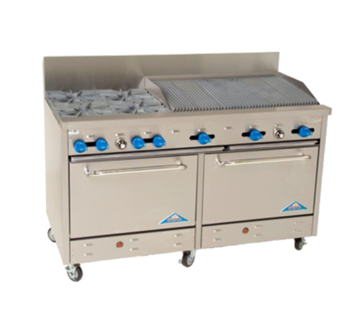 Comstock Castle F3226-3RB Gas Range 60-Inch Restaurant