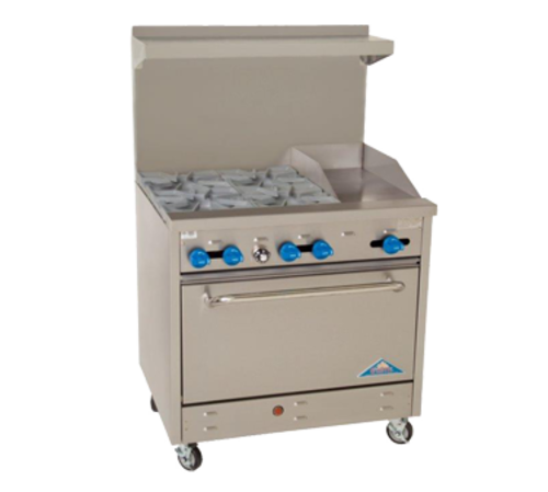 Comstock Castle F330-12 Gas Range 36-Inch Restaurant Size