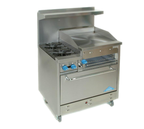 Comstock Castle F330-36B Range 36-Inch Restaurant Gas