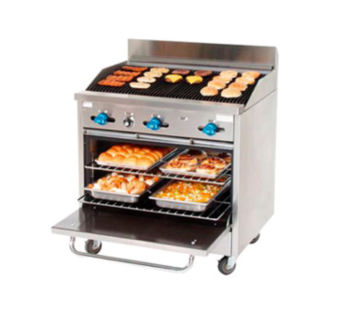 Comstock Castle F330-3RB Gas Range 36-Inch Restaurant