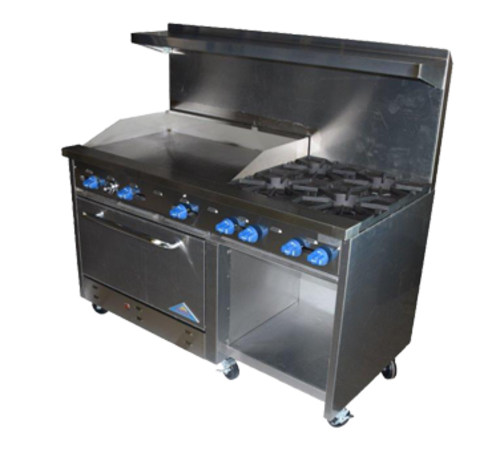 Comstock Castle F33032-24 Range 60-Inch Restaurant Gas