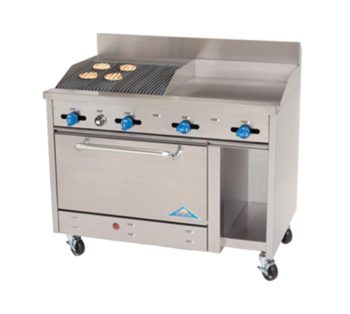 Comstock Castle F3430-18-2.5RB Gas Range 48-Inch Restaurant