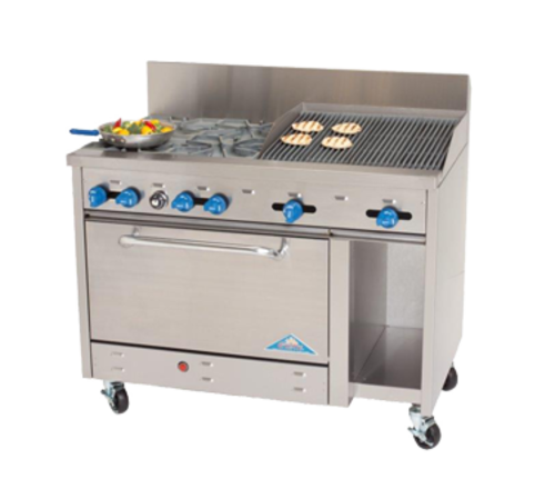 Comstock Castle F3430-2RB Gas Range 48-Inch Restaurant