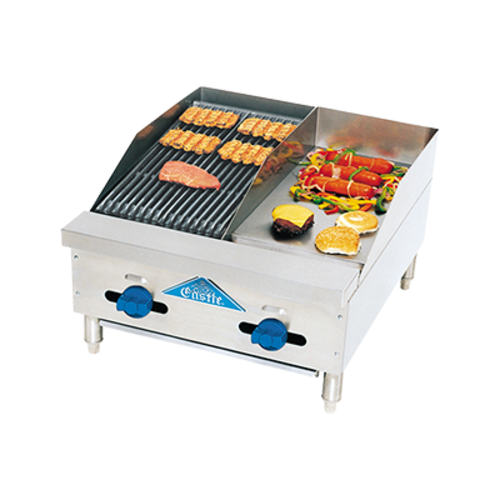 Comstock Castle FHP24-12-1LB Griddle / Charbroiler Gas Countertop