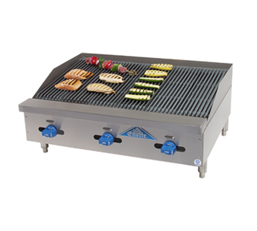 Comstock Castle FHP36-3LB Charbroiler Gas Countertop