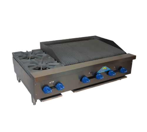 Comstock Castle FHP42-2.5RB Charbroiler / Hotplate Gas Countertop