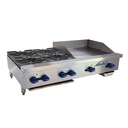 Comstock Castle FHP48-2LB-24B Griddle / Charbroiler Gas Countertop