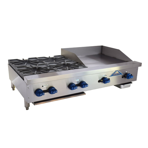 Comstock Castle FHP48-2LB-24B Griddle / Charbroiler Gas Countertop