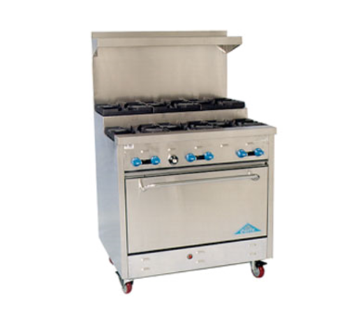 Comstock Castle FSU330 Gas Range 36-Inch Restaurant Model