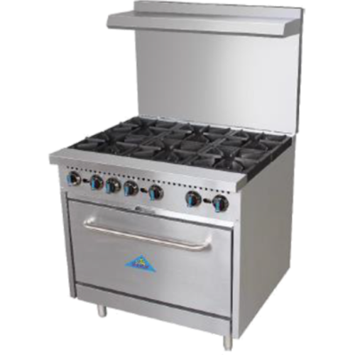 Comstock Castle R6 Gas Range 36-Inch Restaurant