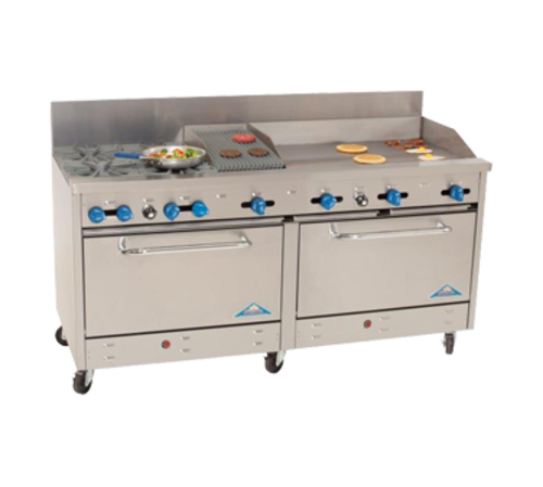 Comstock Castle 2F330-36-1RB Gas Range 72-Inch Restaurant