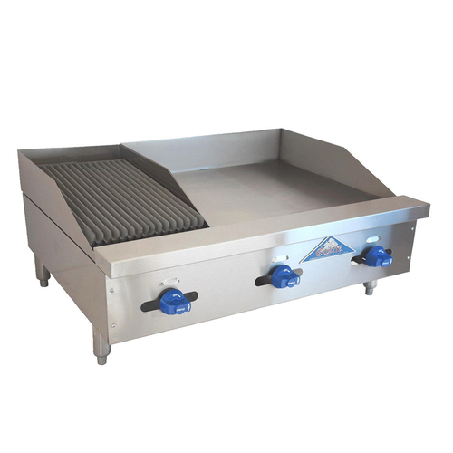 Comstock Castle 3236-24-1RB Griddle / Charbroiler Gas Countertop