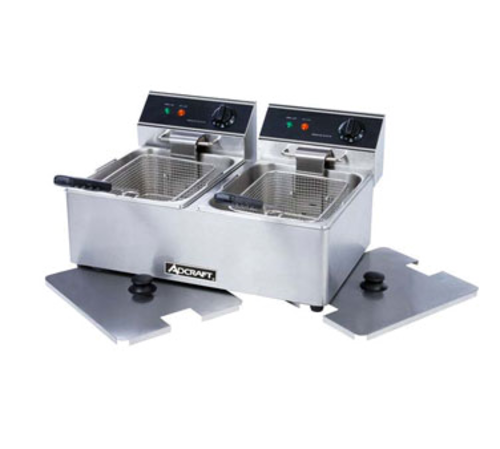 Admiral Craft Equipment Corp DF-6L/2 Electric Countertop Fryer Double 6 Liter