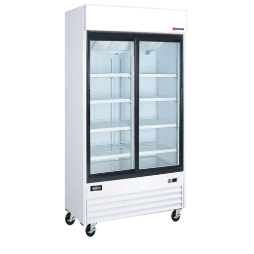 Omcan 50127 Refrigerator Merchandiser Single Glass Door