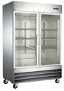 Omcan 51026 Refrigerated Display Two-Door Merchandiser