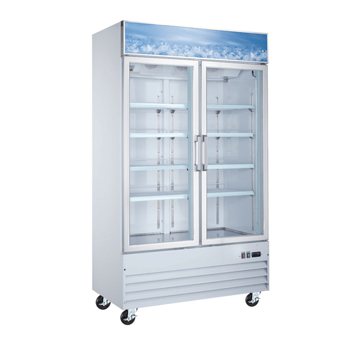 Omcan 50031 Freezer Merchandiser Single Glass Door