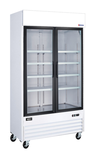 Omcan 50126 Refrigerator Merchandiser Single Glass Door
