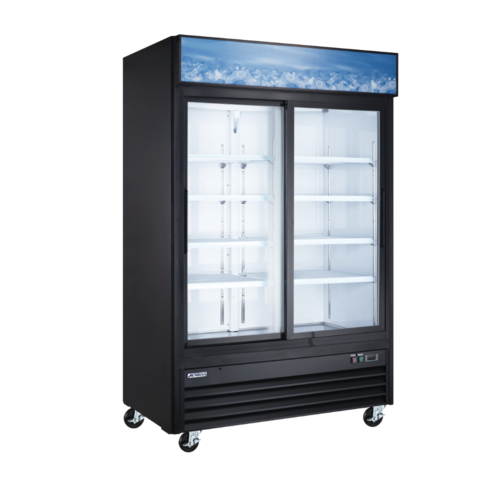 Omcan Aurora 59132 Refrigerator Merchandiser 23-Cu-Ft Single Glass Door