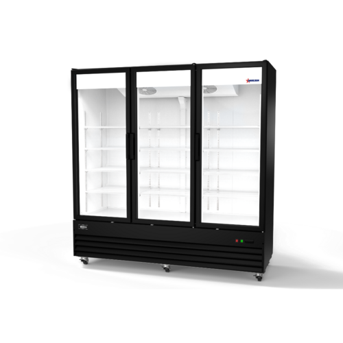 Omcan 50125 Refrigerator Merchandiser Two-Door 48-Inch