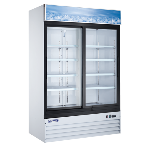Omcan 59032 Refrigerated Display Two-Door Merchandiser