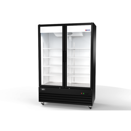 Omcan 50124 Single Glass Door Refrigerator | USA Equipment Direct
