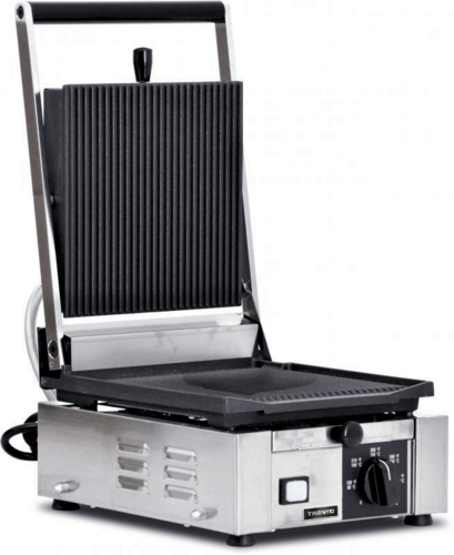 Omcan Trento 11375 Sandwich / Panini Grill Stainless Steel Construction