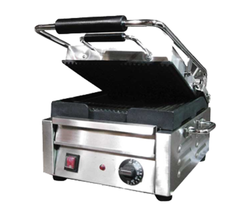 Omcan 19935 Sandwich / Panini Grill Stainless Steel Ribbed Plates