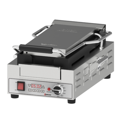 Omcan 48587 Sandwich / Panini Grill Ribbed Cast Iron Plates