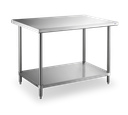 Steel Works SWWTS-3060-318 Work Table,  54" - 62", Stainless Steel Top