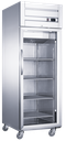 Dukers Appliance Co D28AR-GS1 Refrigerator Reach-In Two-Door 28 Cubic Feet