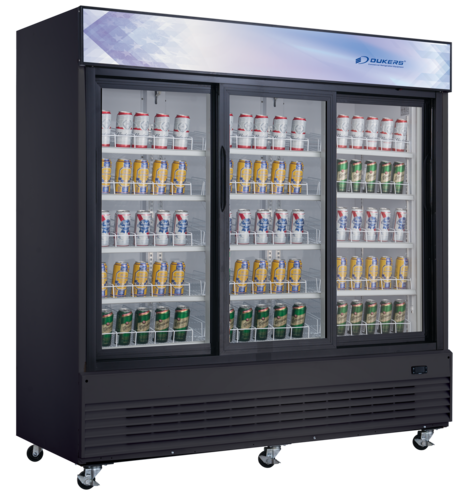 Dukers Appliance Co DSM-68SR Refrigerated Merchandiser Two Glass Doors
