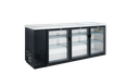Dukers Appliance Co DBB72-H3 Back Bar Cooler Three-Door Refrigerated Cabinet