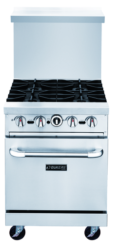 Dukers Appliance Co DCR24-4B Gas Range 24-Inch Restaurant