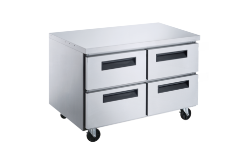 Dukers Appliance Co DUC60R-D4 Undercounter Refrigerator Two-Door Reach-In