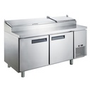 Dukers Appliance Co DPP70 Refrigerated Counter 70-Inch Pizza Prep Table