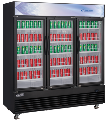 Dukers Appliance Co DSM-69R Refrigerated Merchandiser Three-Glass Doors