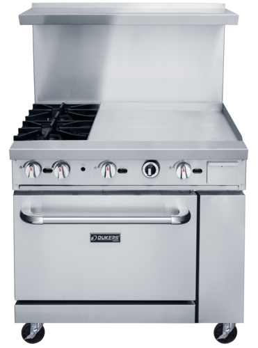 Dukers Appliance Co DCR36-2B24GM Gas Range 36-Inch Restaurant Size