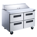 Dukers Appliance Co DSP48-18M-D4 Refrigerated Counter Mega Top Sandwich / Salad Unit