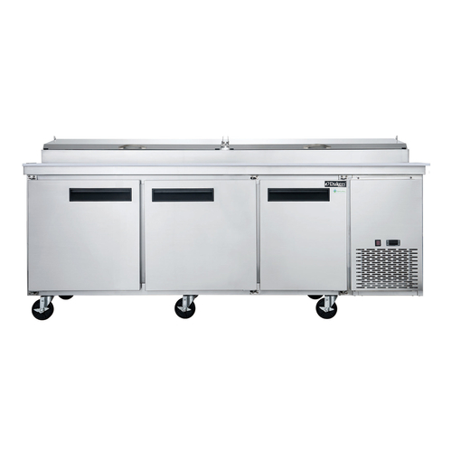 Dukers DPP90 Refrigerated Pizza Prep Table 90-Inch Counter
