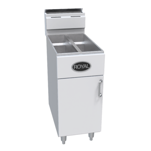 Royal Range RFT-2525 Fryer Gas Floor Model Split Pot