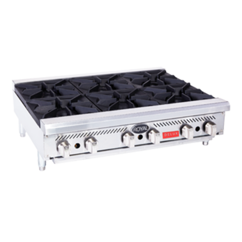 Royal Range Delux Series RDHP-48-8 Hotplate Countertop Gas