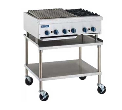 Royal Range RRB-36OB2 Charbroiler / Hotplate Gas Countertop 36-Inch