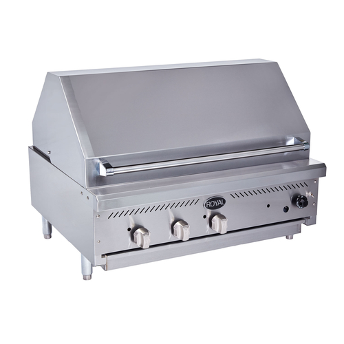 Royal Range RIBT-48 Charbroiler Gas Countertop | USA Equipment Direct