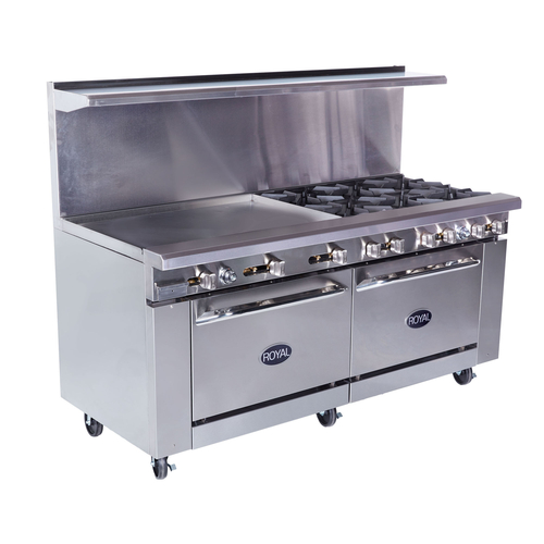 Royal Range RR-6G36-CC Gas Range 72-Inch Restaurant